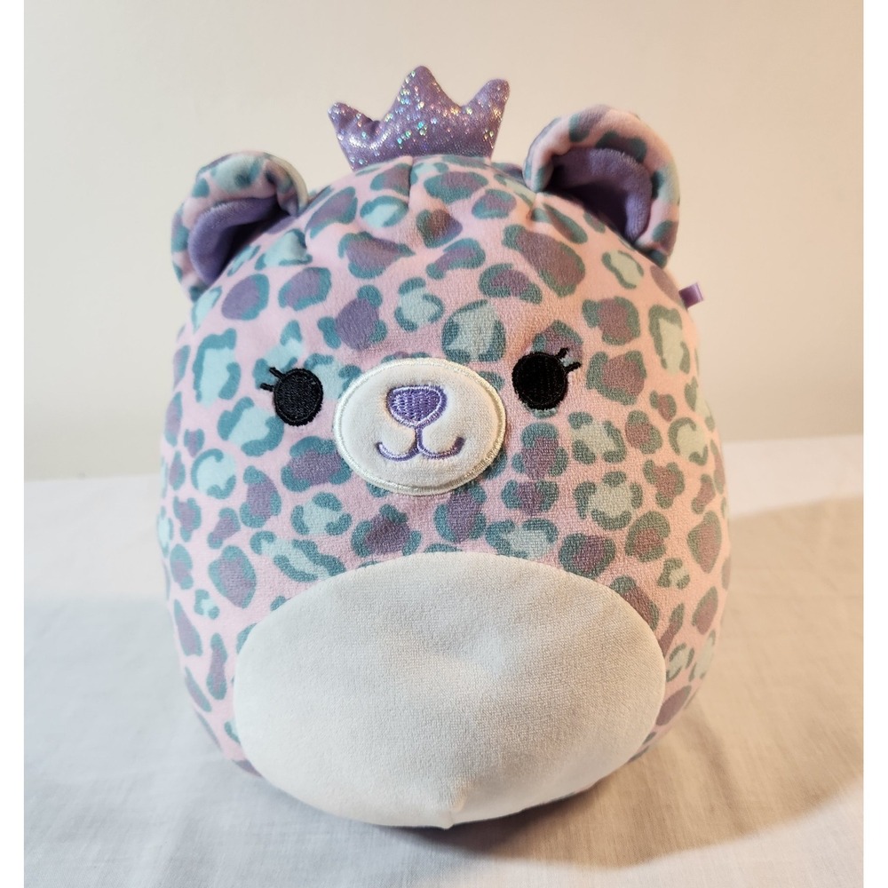 7-8" Squishmallow HERA‎ cheetah AUTHENTIC Kellytoy Soft Plush Easter gift toy